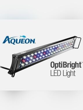 Aqueon OptiBright LED Aquarium Light 30–36 Inch Extendable Fixture 15682
